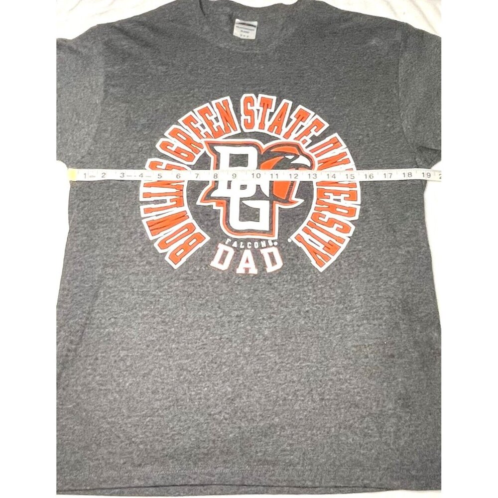 Jerzees Mens Gray Graphic Tee Shirt MEDIUM Shirt Sleeve